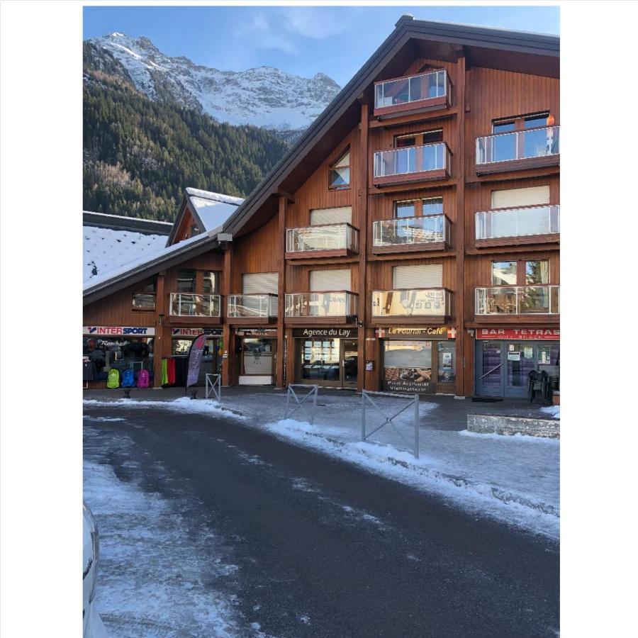 Bel Appartement En Residence Les Contamines-Montjoie Esterno foto